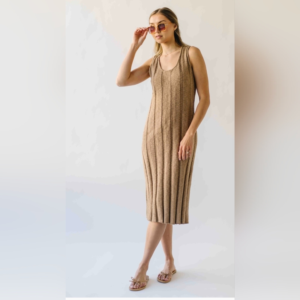 The Pomeroy Textured Midi Dress